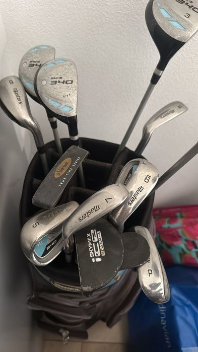 Tacos de golf com bolca.