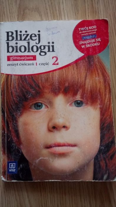 Zeszyt ćwiczeń gimnazjum 1, część 2"Bliżej biologii" wyd. WSiP