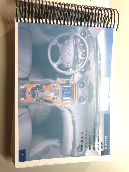 Manual do condutor - Mercedes SL