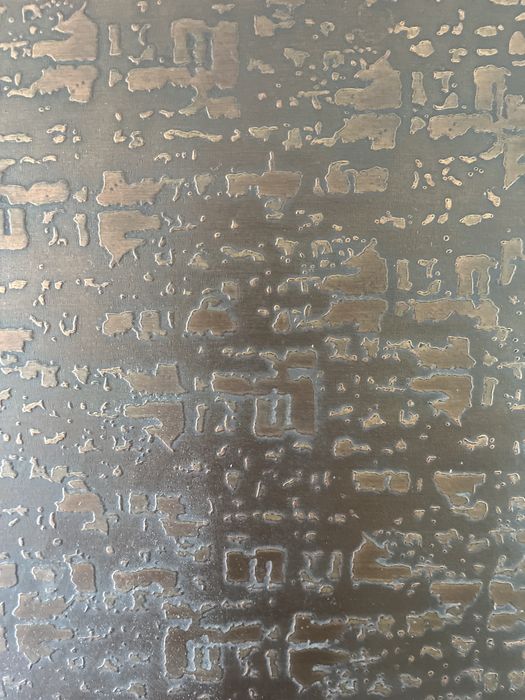 Chaminé com laminado em cobre