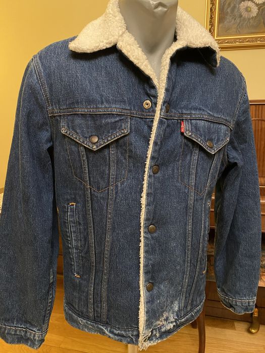 Levis Sherpa kurtka katana jeans ocieplana
