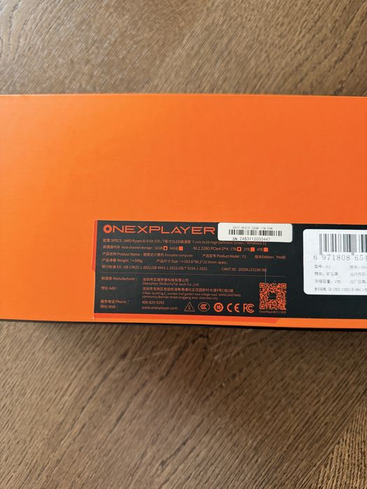 Vendo ONEXPLAYER fly pro