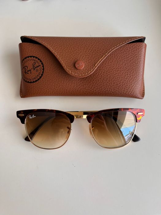 Óculos de sol Rayban Clubmaster Fleck