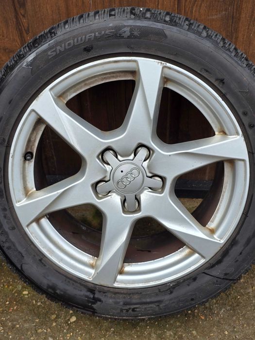 Felgi aluminiowe opony zima 17" Audi 5x112 225/50r17 7,5jx17h2 et45 8k0601025k