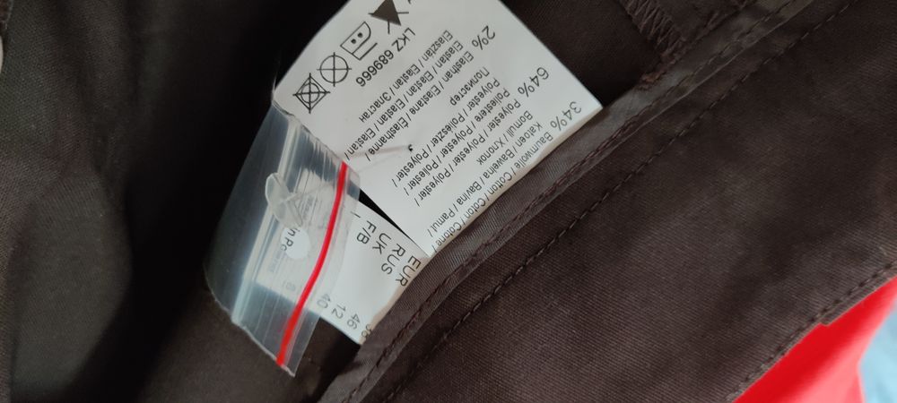 Szorty spodenki bermudy ciemnobrązowe rozm M