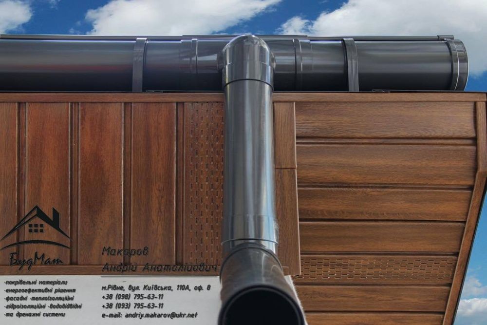 Софіт підшивка даху Asko, Vox, BudMat. Карнизна підшива. Розрахунок