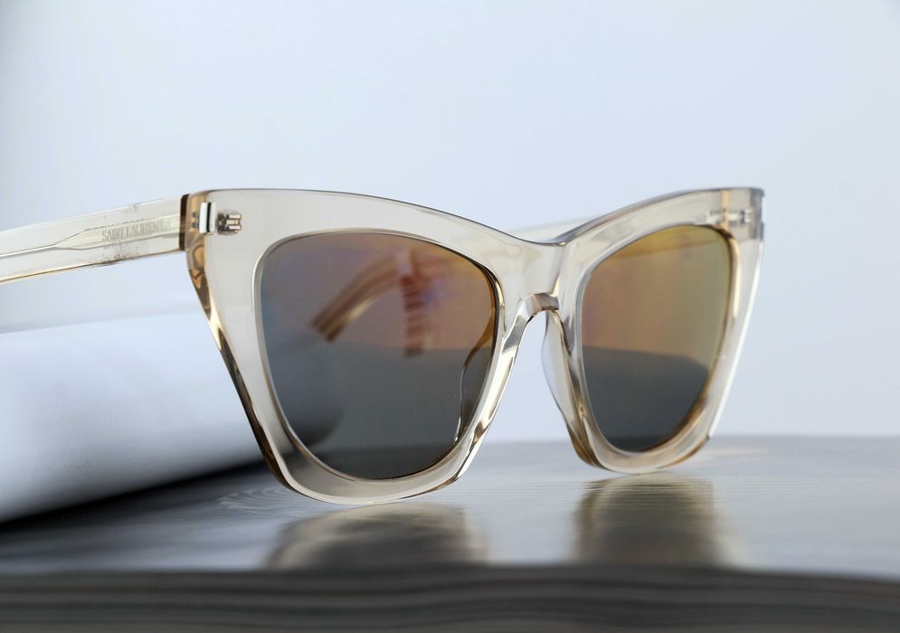 Okulary Przeciwsłoneczne Saint Laurent SL214 KATE, Transparentne