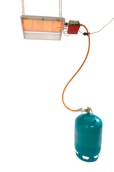 Promiennik gazowy 6kW,nagrzewnica,ogrzewanie hali przem, ogrzewacz