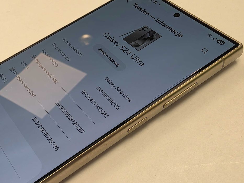 Samsung Galaxy S24 ULTRA Dual SIM/ 12GB/ 512GB/ Titanium Gray/ Grade B/ + ładowarka/ GW 12 MSC