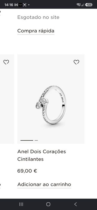 Anel Original Pandora Novo