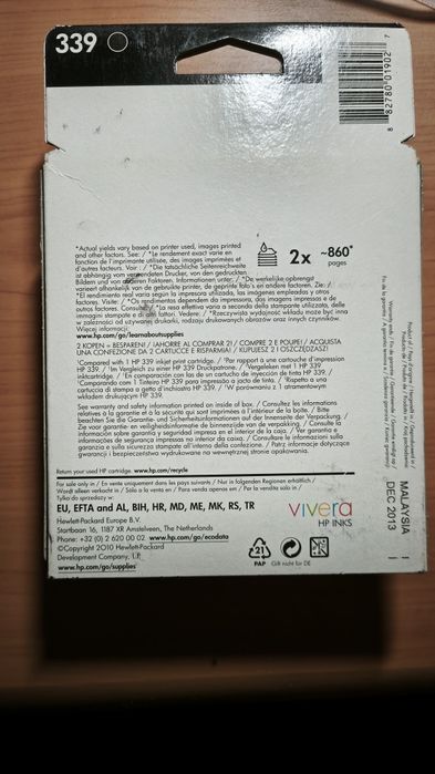 Pack tinteiros 339 HP