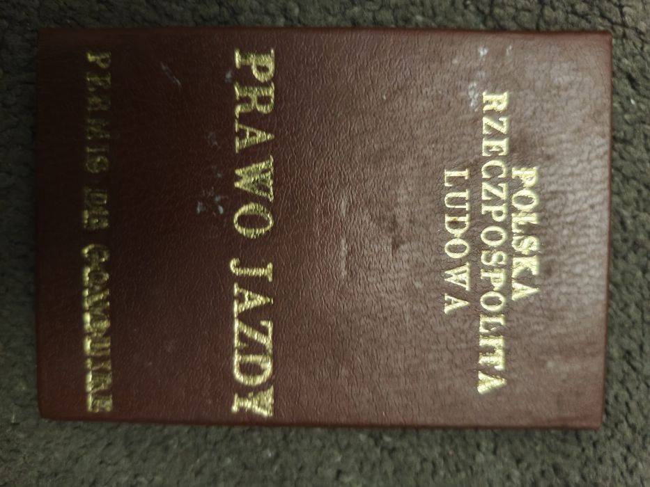 ETUI z czasów PRL  na Dowód rejestracyjny i Prawo Jazdy