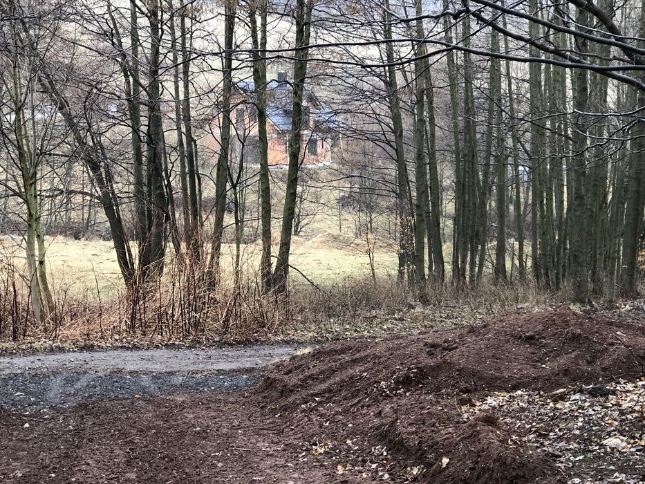 Działka budowlana Kamionki gmina Pieszyce, piękna i spokojna okolica, natura 2000