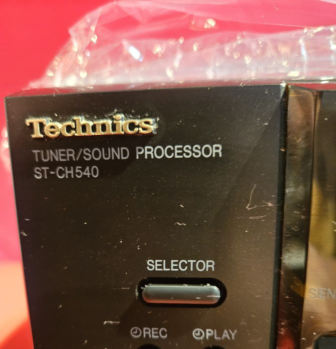 Wieża Technics z pilotem Karaoke