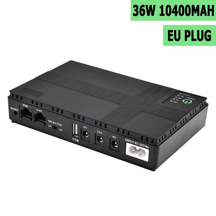 ДБЖ (UPS) для роутера 36W DC1036P 10400 mAh