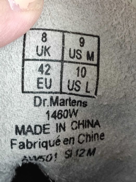 2- Dr. Martens - Lakierowane glany R. 42