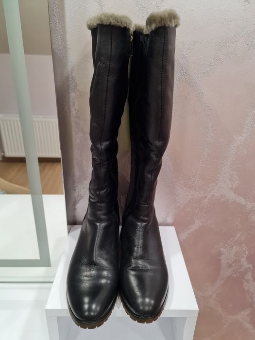 Зимові сапожки шкіряні 38