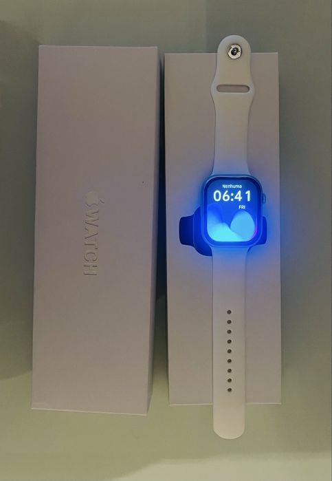 Smartwatch estilo Apple Watch Series 10 – Caixa e bracelete