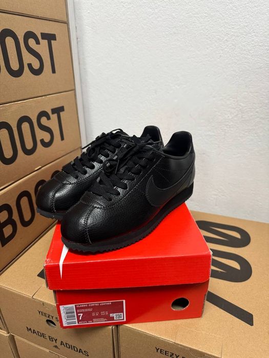 36-45 Nike Cortez Black Leather