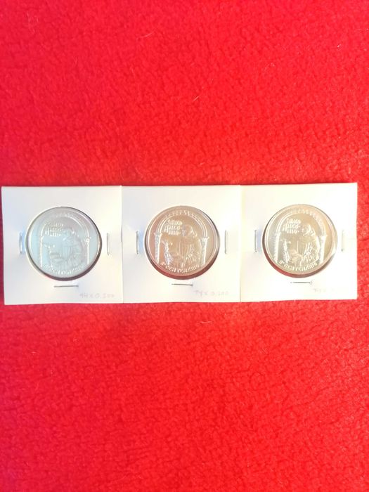 Moedas 500$ Escudos Prata 1995/01 Comemorativas