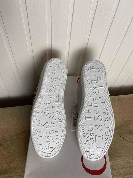 Trampki damskie Guess szare skóra org 37