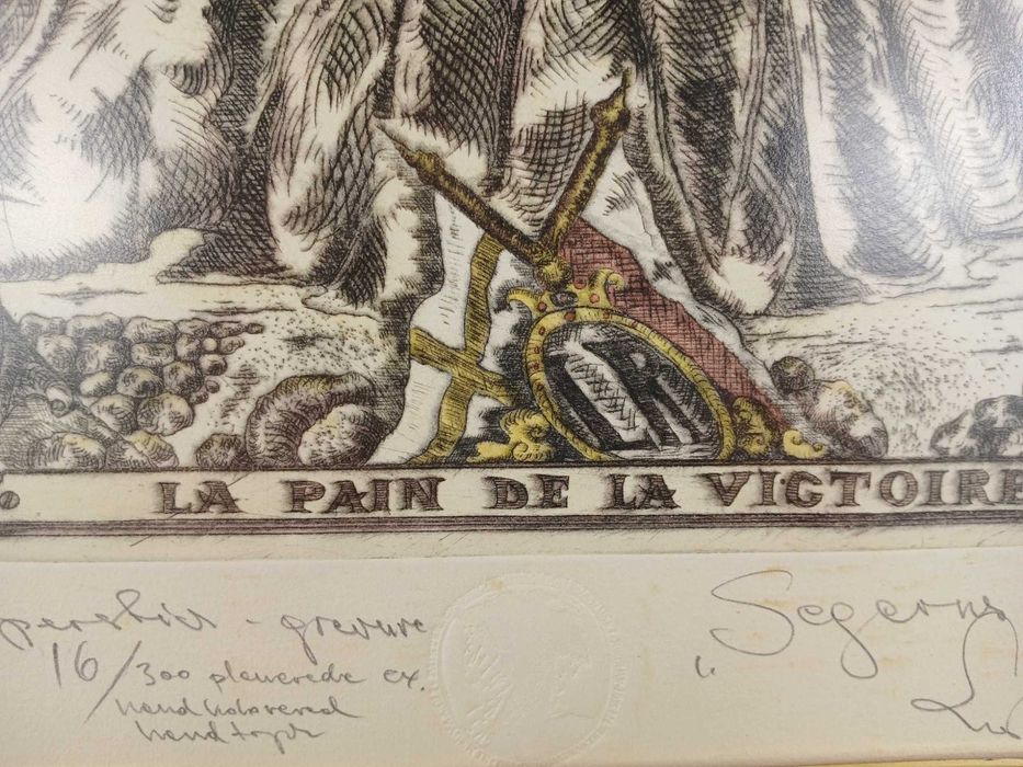 Obraz Lech Rzewuski Miedzioryt 16/300 Oryginał