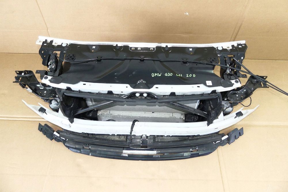 bmw g30/g31 lci 530d pas przedni chłodnice radar acc komplet