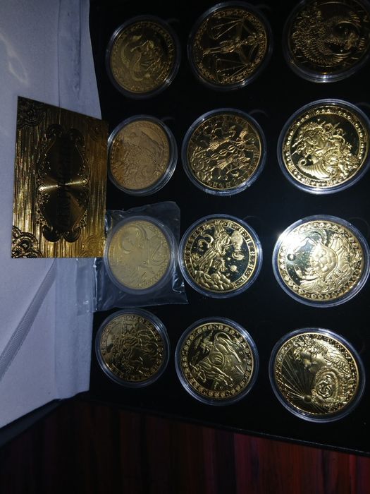 Colecao 12 signo chapado ouro pir 200 €