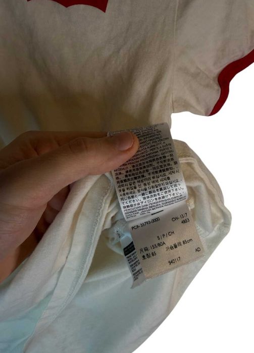 Koszulka Levis biała z logiem s