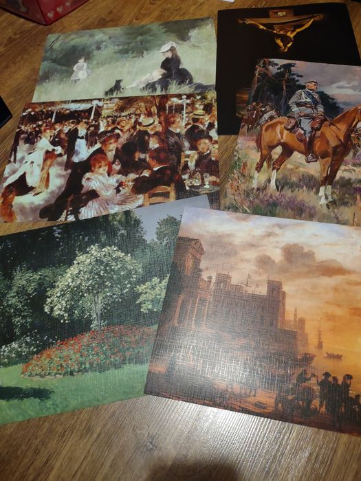 58 sztuk Dzieła Mistrzów Kolekcja Światowego Malarstwa