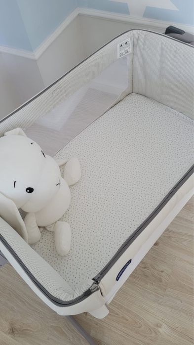 Chicco Next2Me Magic Łóżeczko Dostawne Chicco White Snow