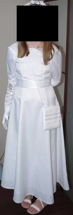 Sukienka komunijna, Alba, Suknia 134, 112cm na szczupłą dziewczynkę