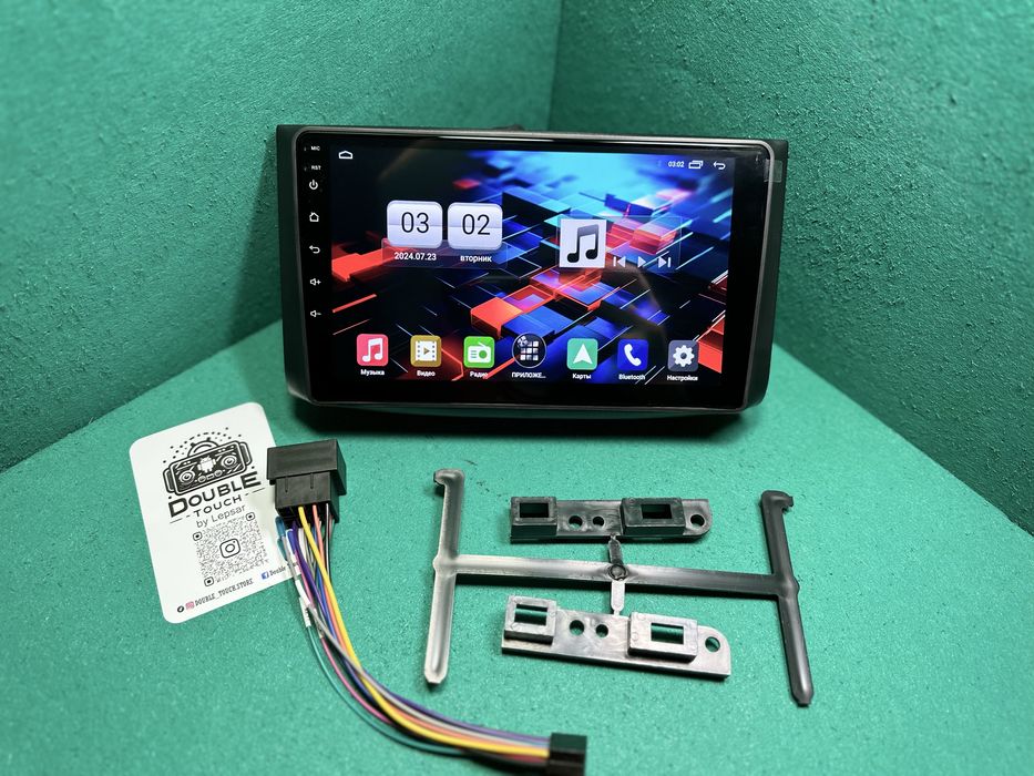 Магнитола андроїд для Chevrolet Aveo T250, ЗАЗ Віда, 9 дюймів, CarPlay