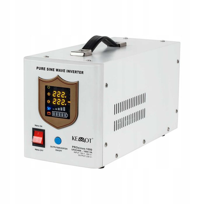 Zasilacz awaryjny UPS Kemot PROsinus 1000 12V/230V 1000VA/ 700 W