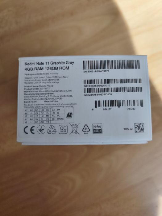 Redmi Note 11 telefon smartfon