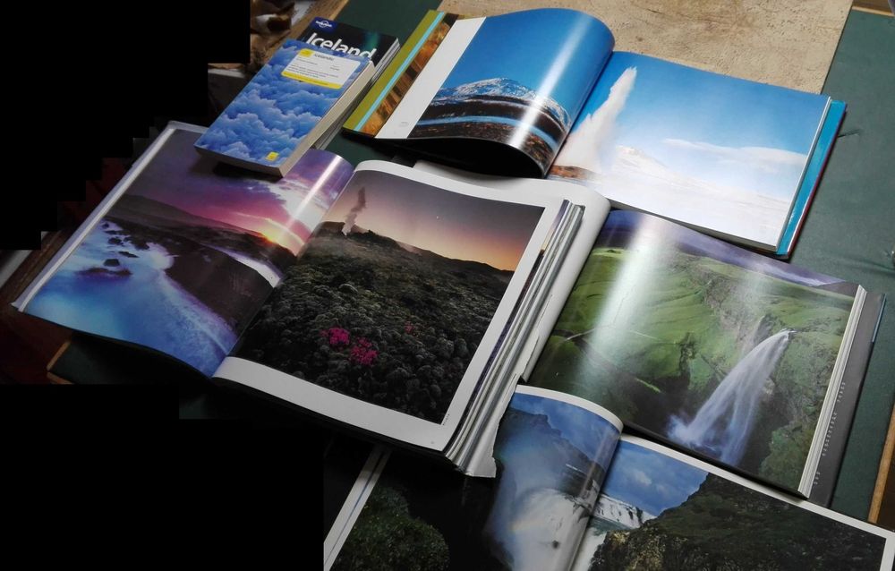 Islândia / Iceland - livros de fotografia, guia, linguagem