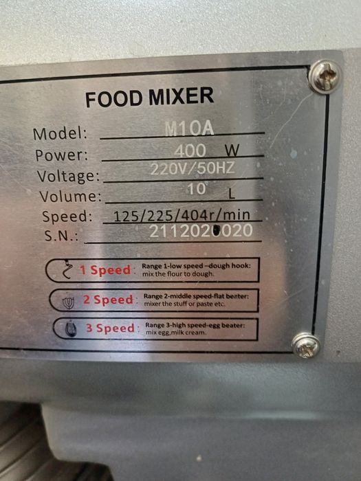 Batedeira industrial 10L