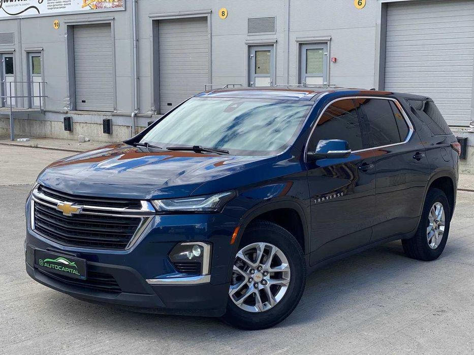 Chevrolet Traverse Awd Ls 2022 Blue 3.6L