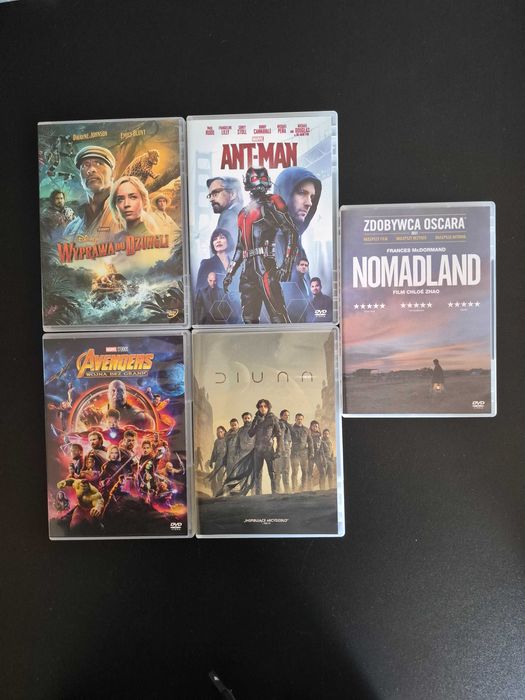 Filmy DVD zestaw