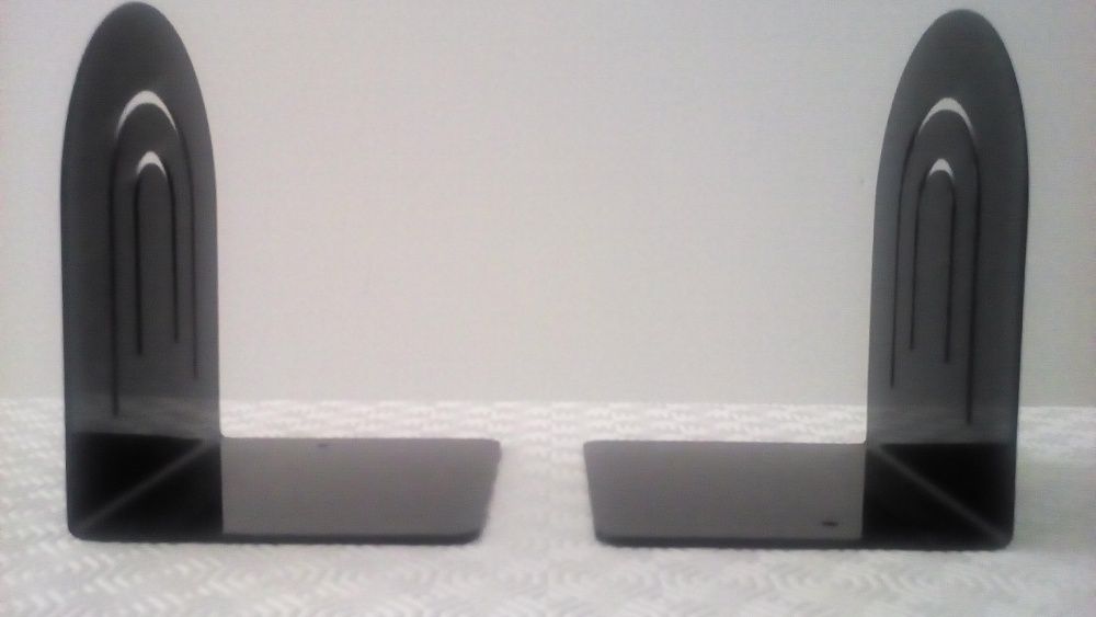 Original porta-livros em forma de arco - preto