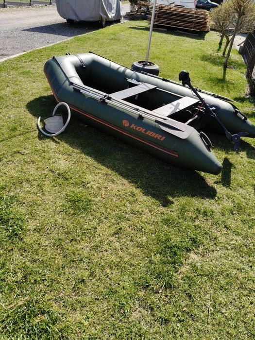 Ponton wędkarski Kolibri 330 silnik + Echosonda