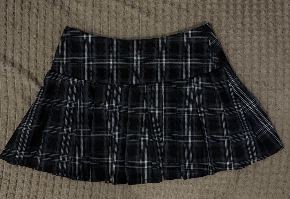 міні юбка в клітку