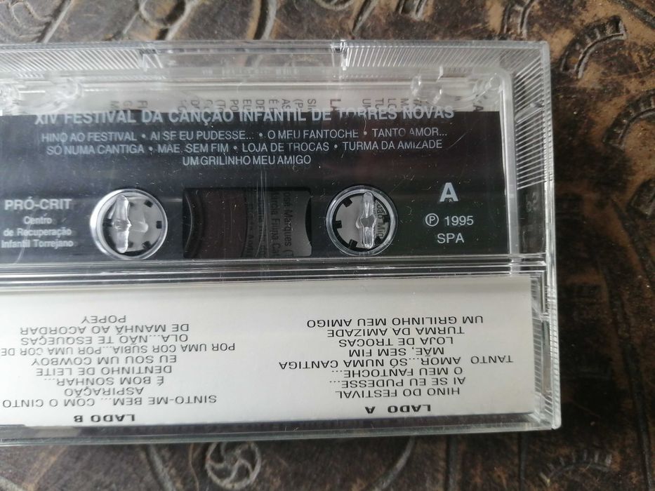 k7 , festival da cançao infantil torres novas 1995