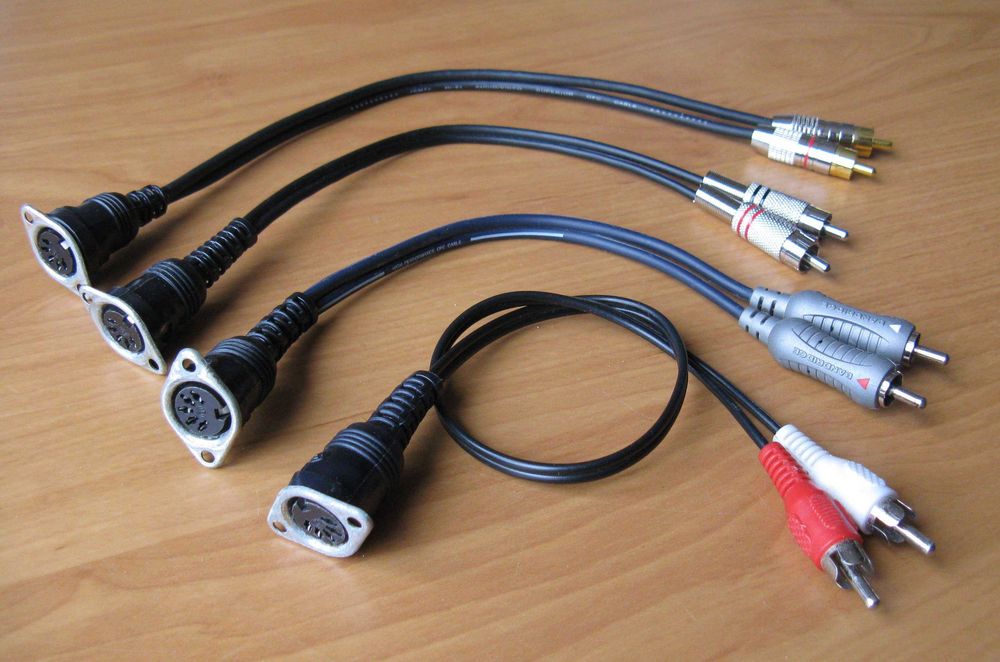 Разъём Din 5pin-jack 3.5 для подключения и монтажа