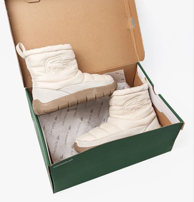 Черевики жіночі Lacoste Serve Slipper Mid Beige