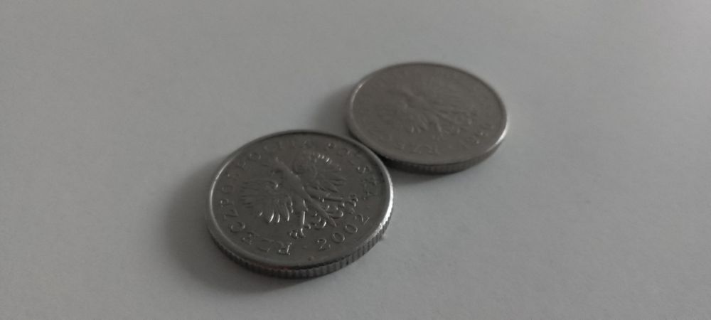 Monety 20 gr z 1990 i 2002 roku ( niski nakład )