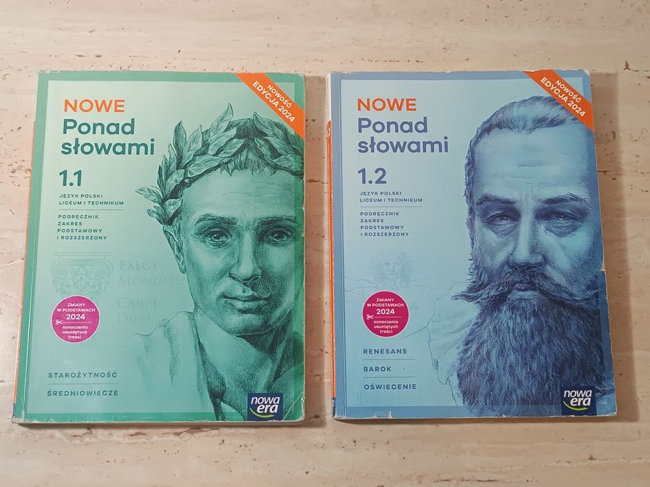 Zestaw Ponad słowami 1.1 i 1.2 Nowa Era Edycja 2024 Język Polski