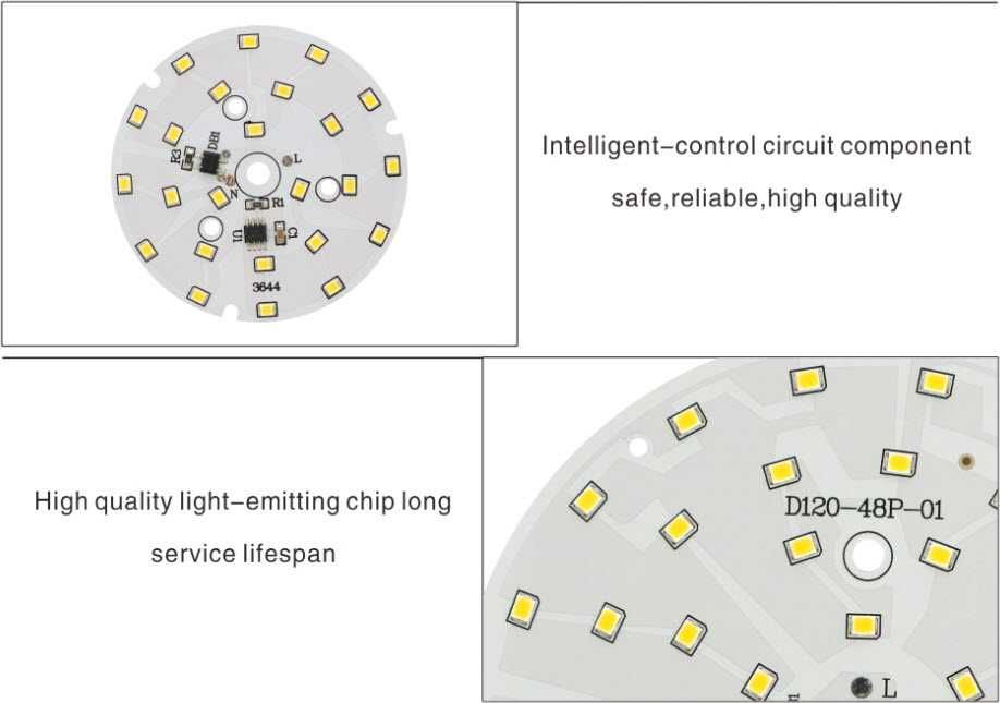 Светодиодный LED модуль  220V для ремонта 3w 5w 7w 9w 12w 15w 18w