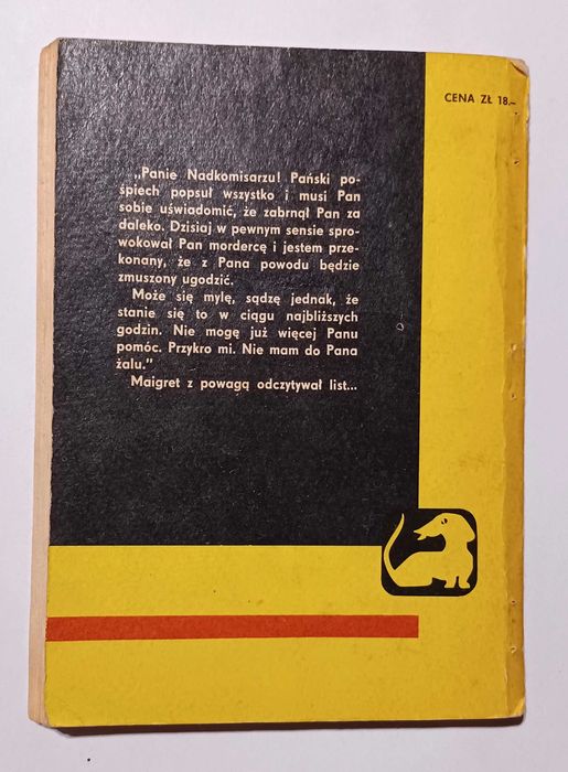 Georges Simenon - Rozterka komisarza Maigret