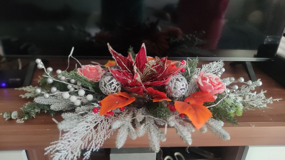 Stroik świąteczny na stół